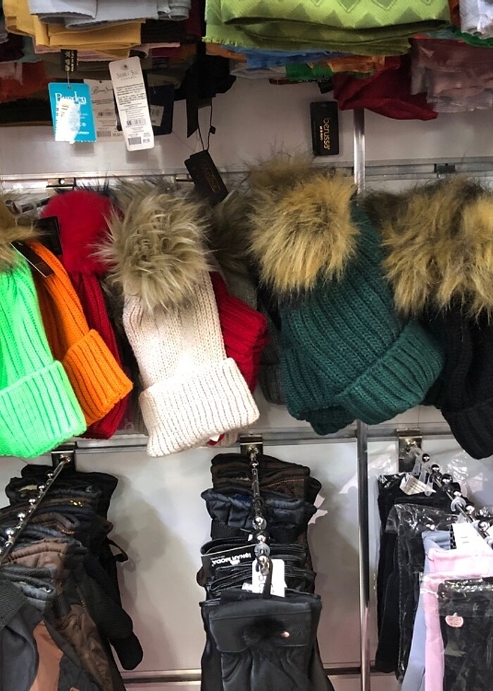 Kız çocuk Atkı Şapka - Görsel 3