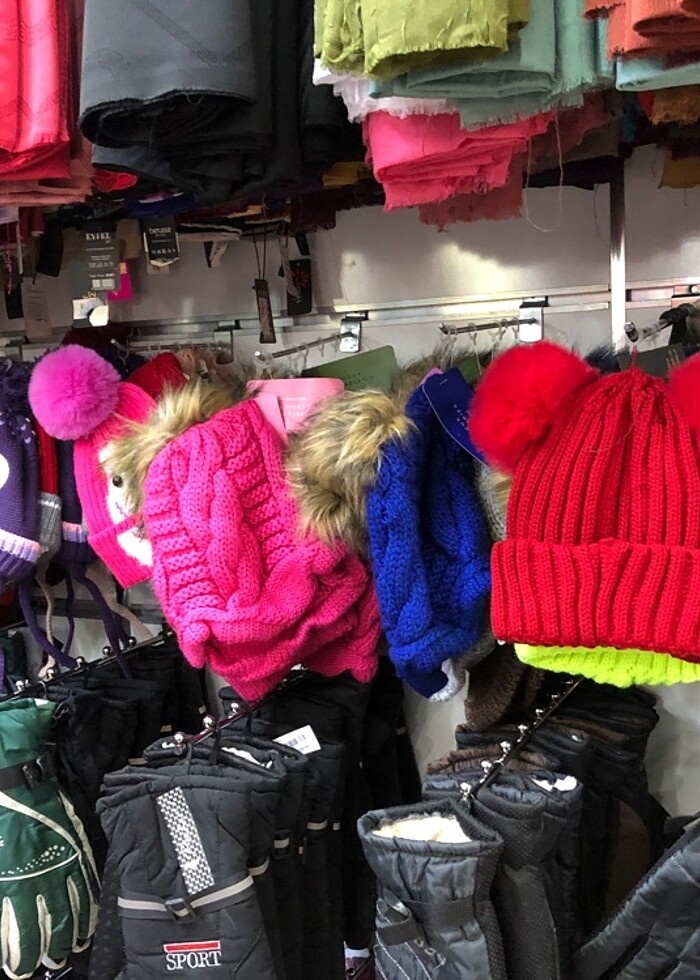 Kız çocuk Atkı Şapka - Görsel 4