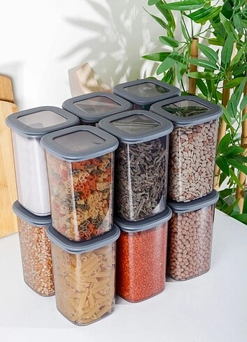 12 ADT 1200ML VAKUMLU POLY ANTRASİT SAKLAMA KABI 