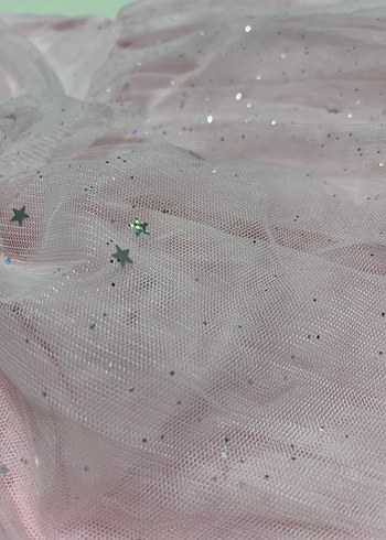 7 Yaş Beden LCW Kids Pembe Uzun Kollu Kız Elbise