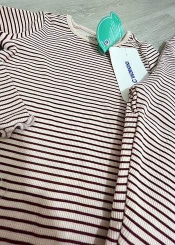 LC Waikiki Uzun Kollu Zebra Desenli Bebek Kız Takımı