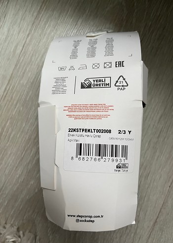 Mavi Erkek Çorabı Step 2-3 Yaş - Görsel 2