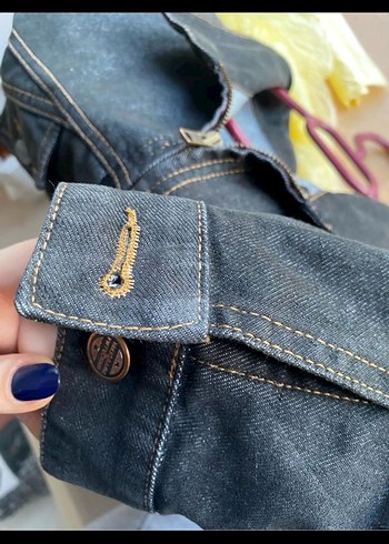 VAKKO CEKET Gri Denim Fermuarlı Kadın Ceket - Görsel 3