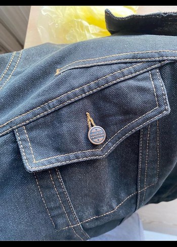 VAKKO CEKET Gri Denim Fermuarlı Kadın Ceket - Görsel 2