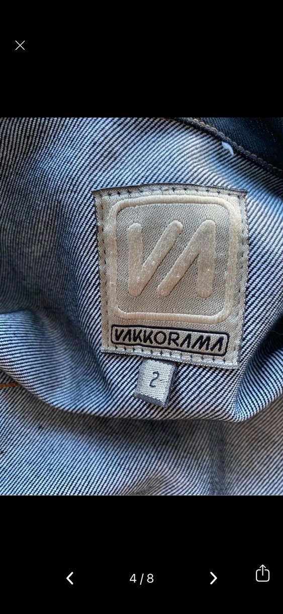 VAKKO CEKET Gri Denim Fermuarlı Kadın Ceket - Görsel 4