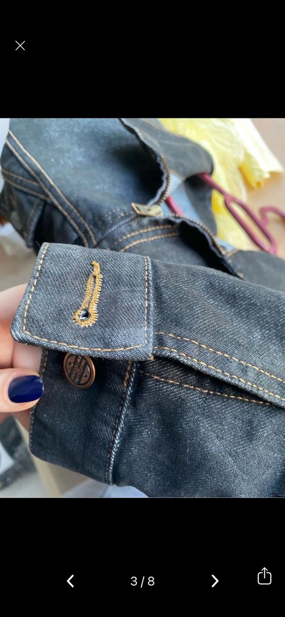 VAKKO CEKET Gri Denim Fermuarlı Kadın Ceket - Görsel 3