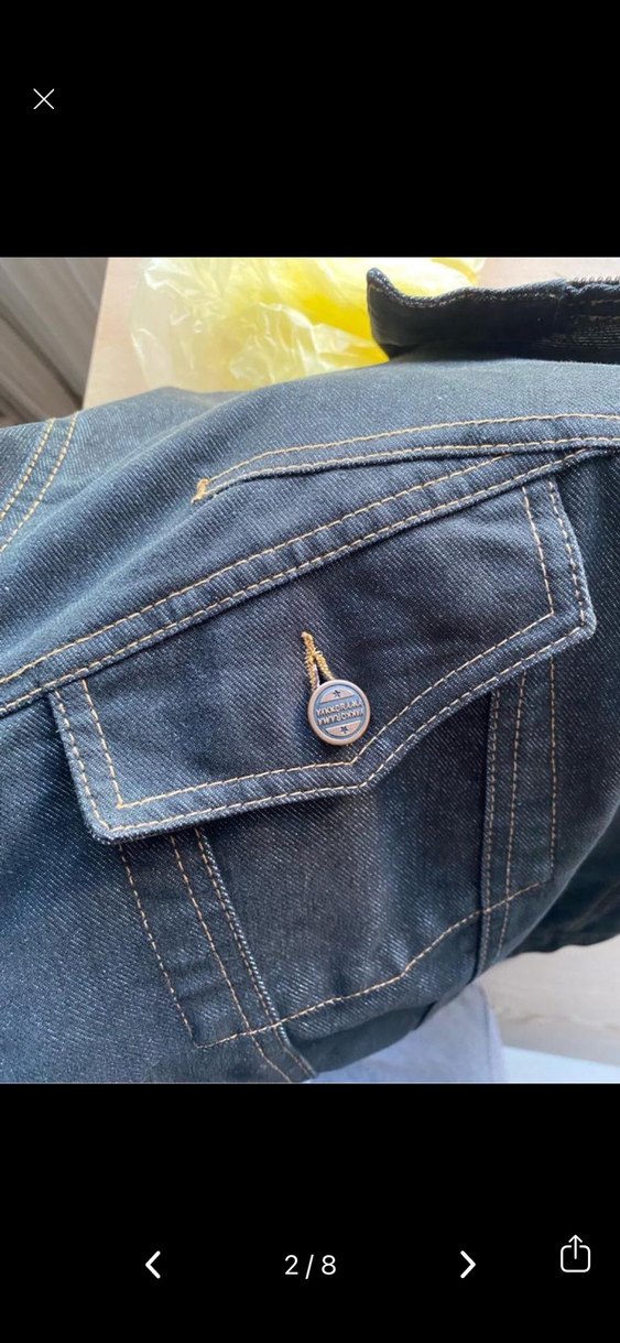 VAKKO CEKET Gri Denim Fermuarlı Kadın Ceket - Görsel 2