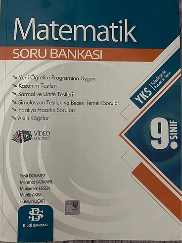 bilgi sarmal matematik 9. sınıf soru bankası