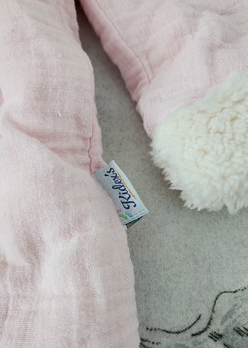 Düğmeli Pembe Bebek Kış Tulumu - Görsel 3