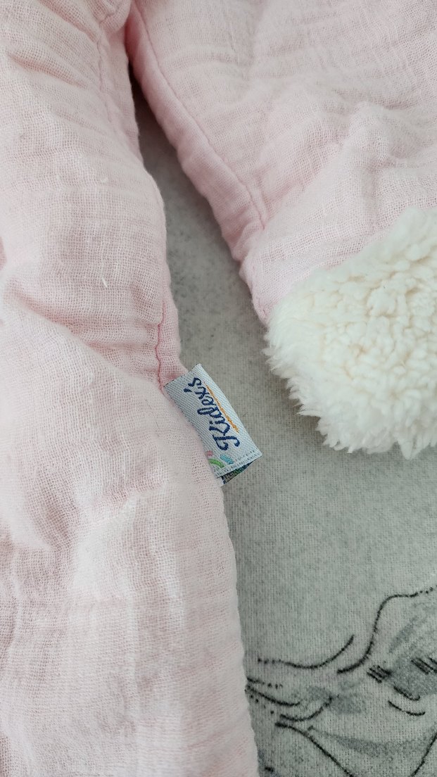 Düğmeli Pembe Bebek Kış Tulumu - Görsel 3