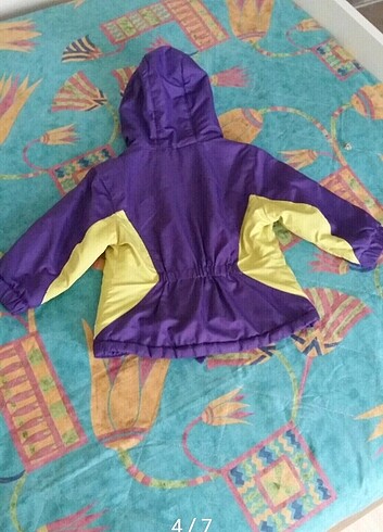 24-36 Ay Beden mor Renk Unisex 2-3 yaş yağmurluk