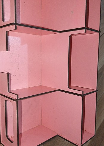 Pastel Pembe Çocuk Rafı - Görsel 10