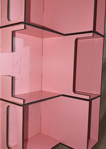 Pastel Pembe Çocuk Rafı - Görsel 11