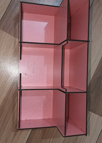 Pastel Pembe Çocuk Rafı - Görsel 2