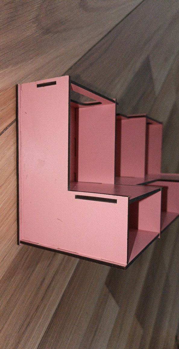 Pastel Pembe Çocuk Rafı - Görsel 4