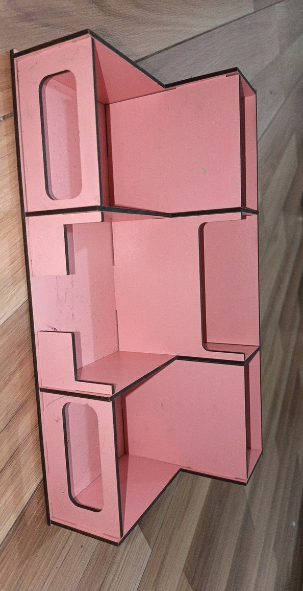 Pastel Pembe Çocuk Rafı - Görsel 5