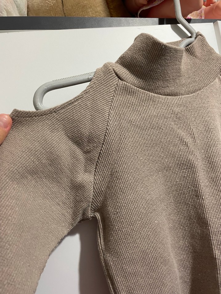 Bej Kadın Kazak - Görsel 2