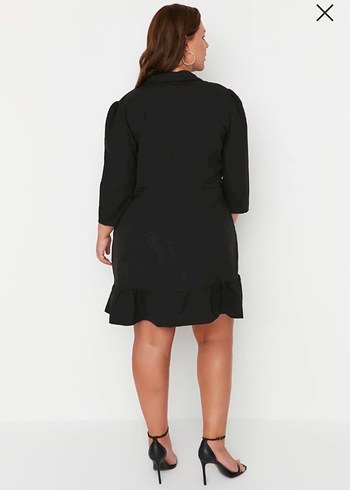 Trendyolmilla Curve Truvakar Ceket Elbise - Görsel 3