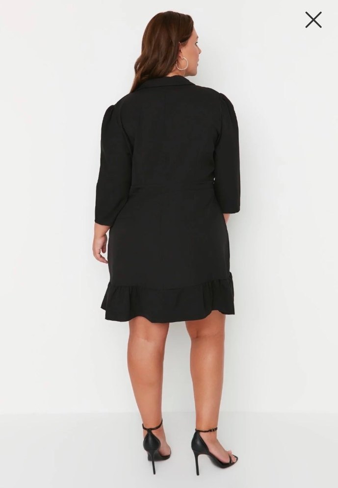 Trendyolmilla Curve Truvakar Ceket Elbise - Görsel 3