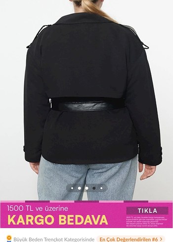 Trendyolmilla Curve Trençkot - Görsel 5