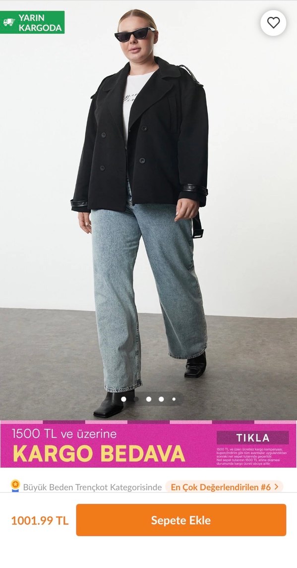 Trendyolmilla Curve Trençkot - Görsel 4