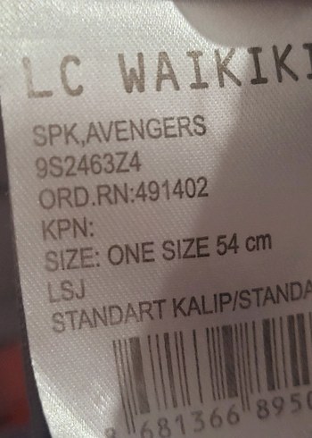 LC Waikiki Beyaz Erkek çocuk 54 cm şapka