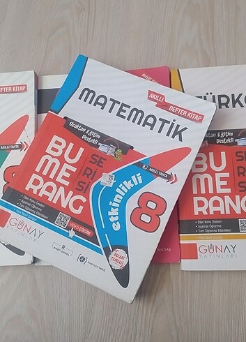 8. Sınıf LGS Bumerang serisi 3 kitap 