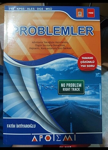APOTEMİ YAYINLARI PROBLEMLER KİTABI