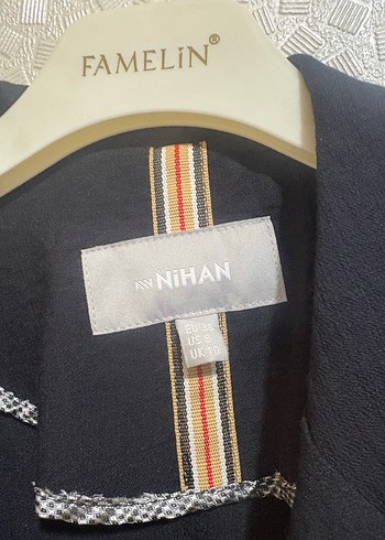 Nakış Detaylı Siyah Hamile Trençkot - Görsel 4