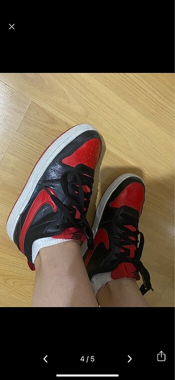 36 Beden bordo Renk Nike ayakkabı