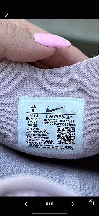 Nike spor ayakkabı - Görsel 5