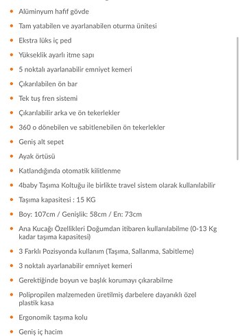 Travel sistem bebek arabası - Görsel 12