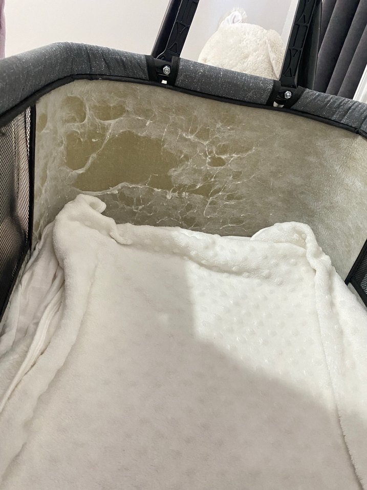 Gri POLLY Sallanır Bebek Beşiği - Görsel 2