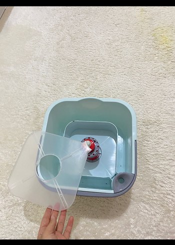 Kirli su temiz su ayıran döner başlıklı mop - Görsel 5