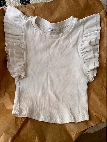 Zara beyaz crop