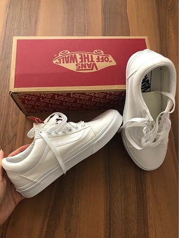 40 Beden beyaz Renk Vans Old Skool