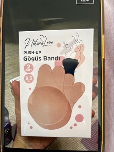 göğüs dikleştirici gizleyici bant