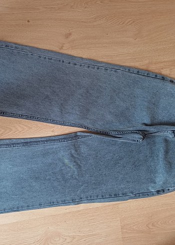 Gri Kadın Midi Boy Regular Fit Denim Pantolon