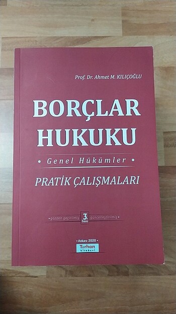 BORÇLAR HUKUKU GENEL HÜKÜMLER PRATİK ÇALIŞMALARI 