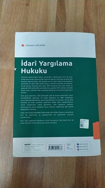 Beden İdari Yargılama Hukuku/ Ramazan ÇAĞLAYAN