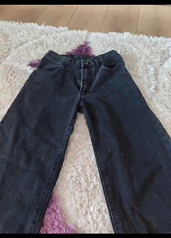 15-16 Yaş Beden siyah Renk Çocuk jeans