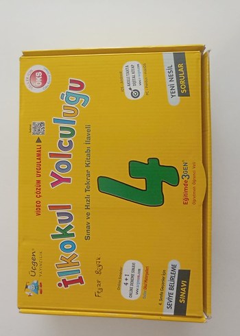 İlkokul Yolculuğu Eğitici Set 4. Sınıf üçgen yayınları