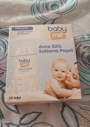 Baby Me Anne Sütü Saklama Poşeti 25'li