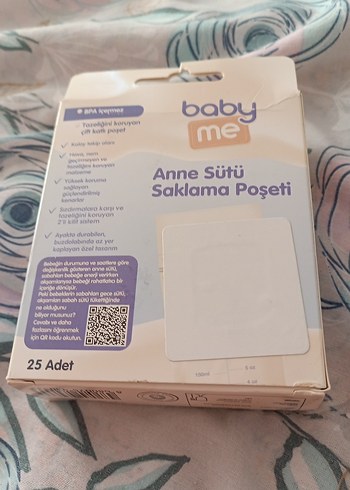 Baby Me Anne Sütü Saklama Poşeti 25'li - Görsel 2
