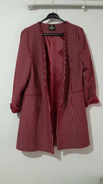48 Beden bordo Renk Bayan ceket