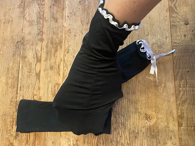 s Beden siyah Renk #Calzedonia ithal opak çorak