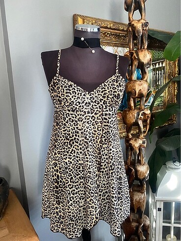 #Ayyıldız leopar babydoll