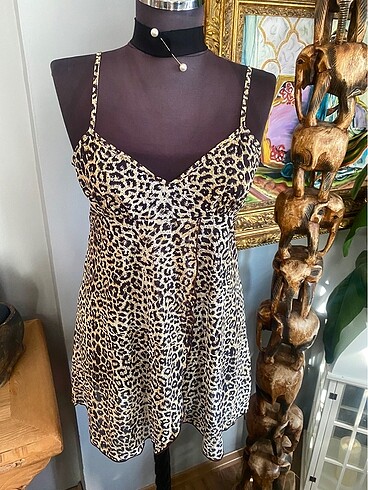 l Beden #Ayyıldız leopar babydoll