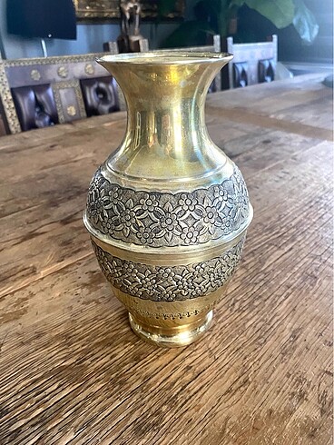 American Vintage Antika gümüş kaplama vazo#vintage