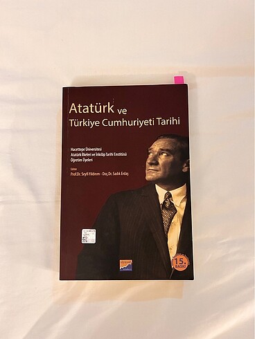 Atatürk ilkeleri ve inkılap tarihi ait kitap